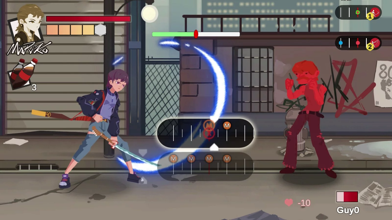 Изображение игры: Super Rhythm Duel