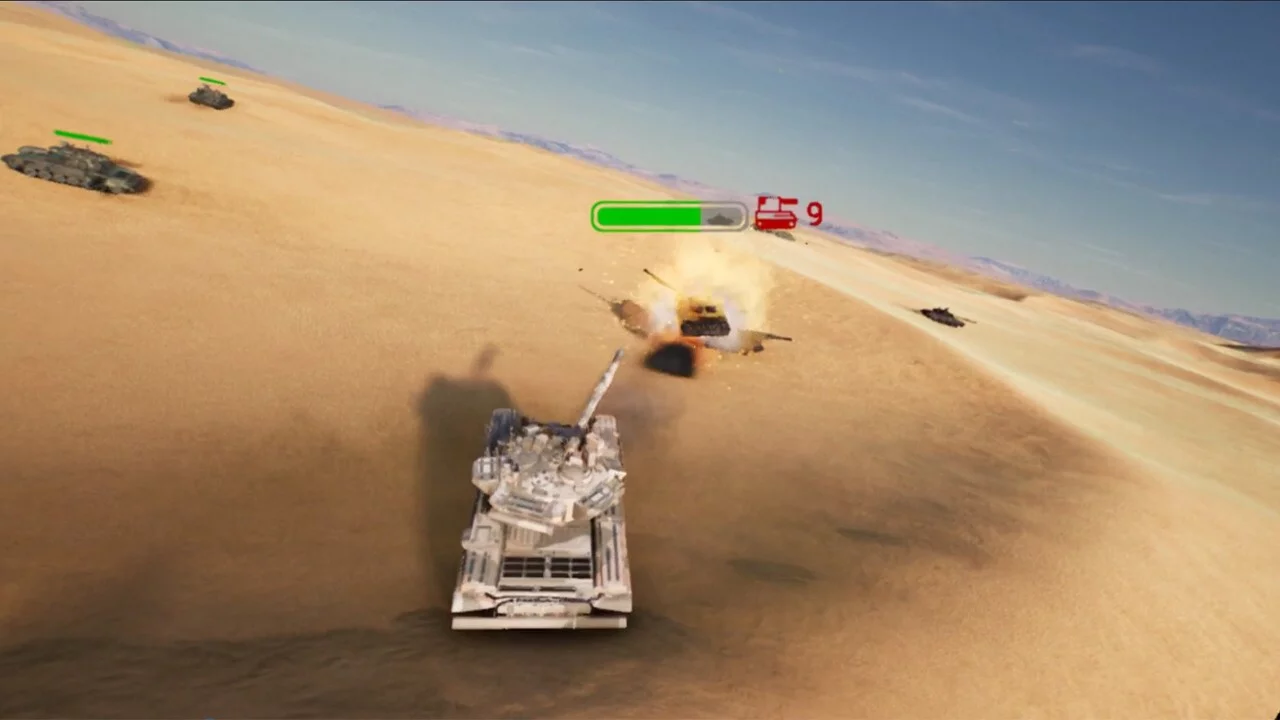 Изображение игры: T90 Tank Battle Simulator in VR