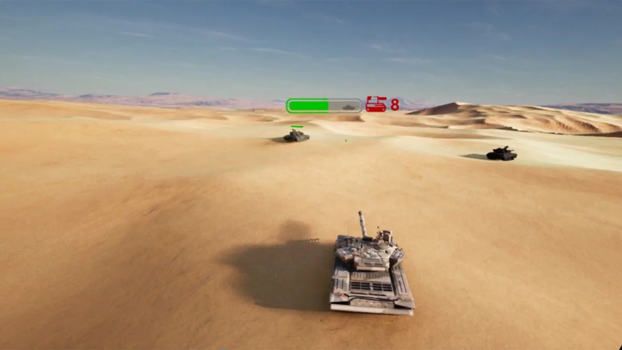 Изображение игры: T90 Tank Battle Simulator in VR