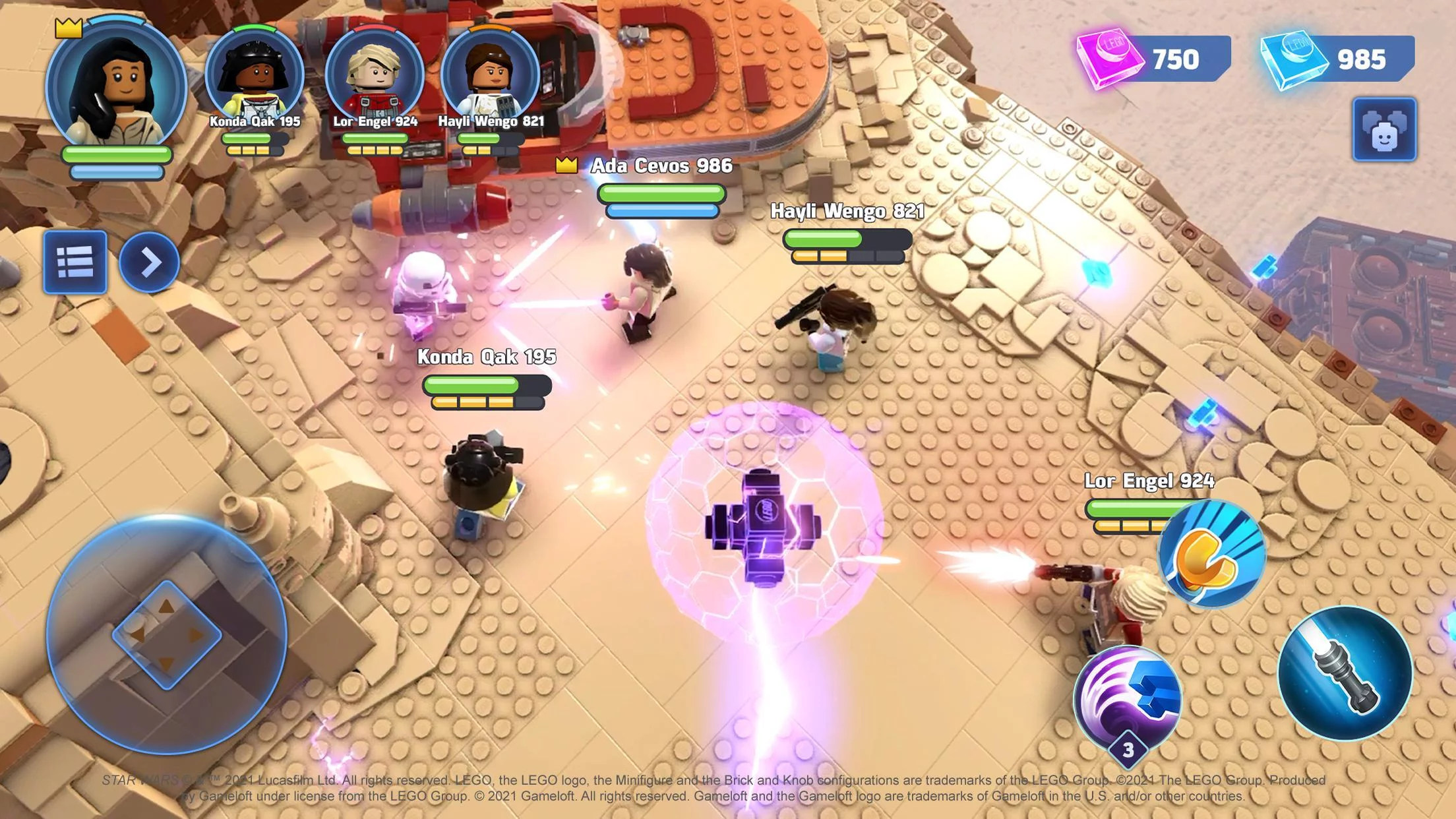 Изображение игры: LEGO Star Wars: Castaways