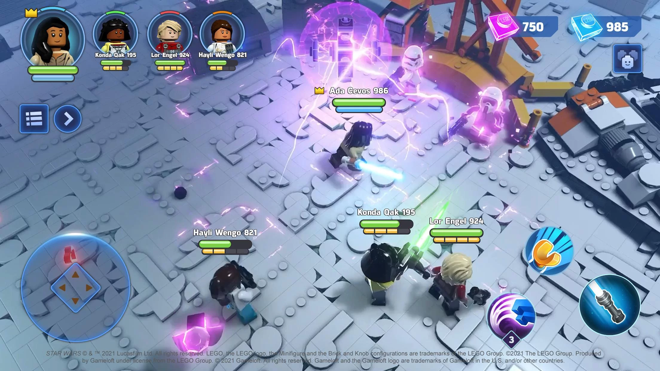 Изображение игры: LEGO Star Wars: Castaways