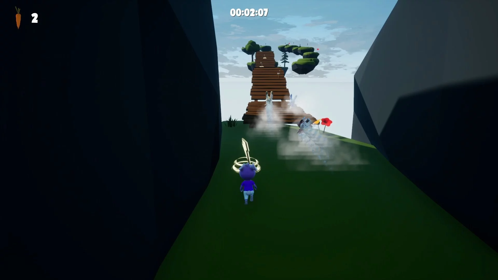 Изображение игры: Bouncy Bunnies