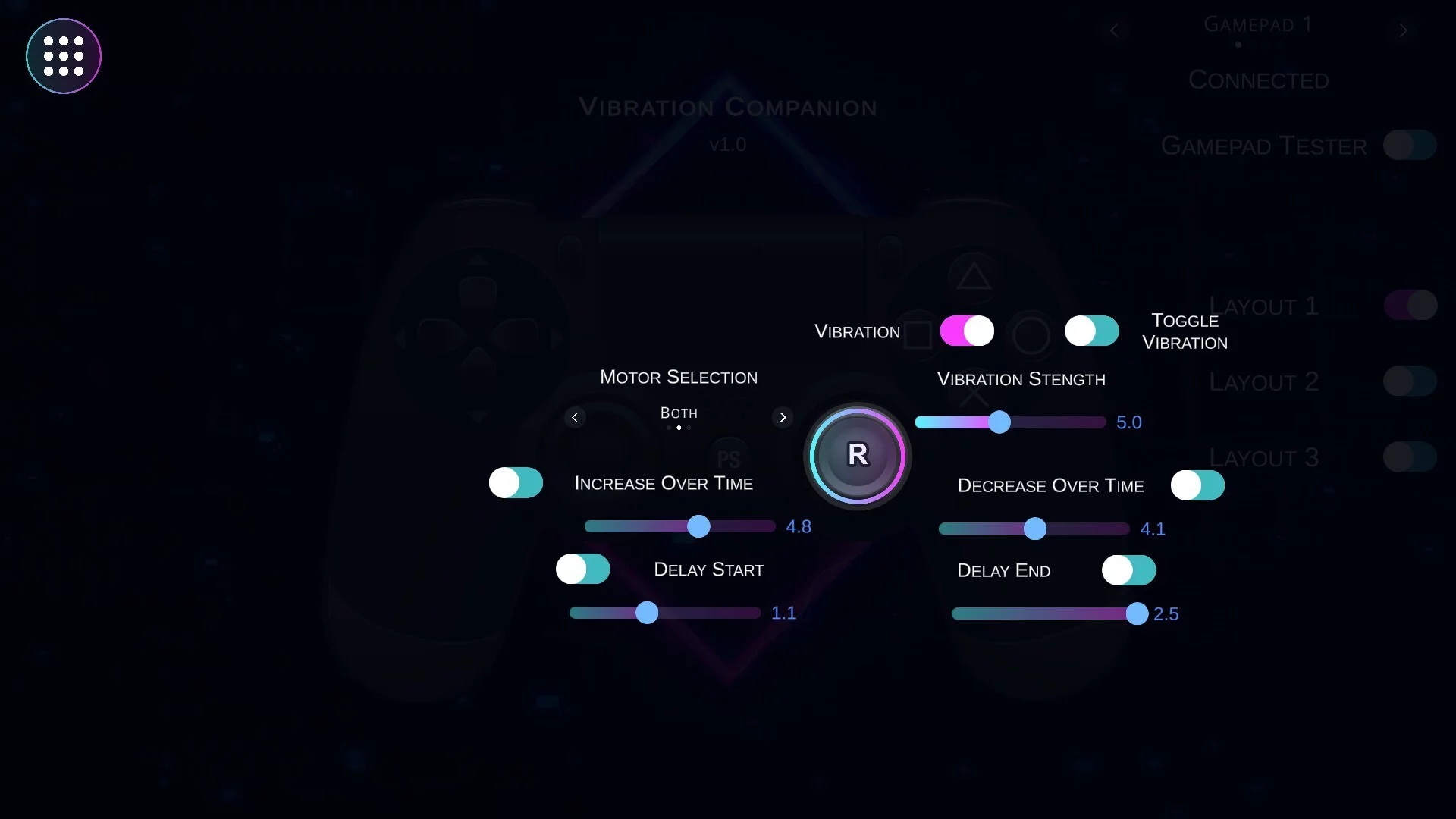 Изображение игры: Vibration Companion