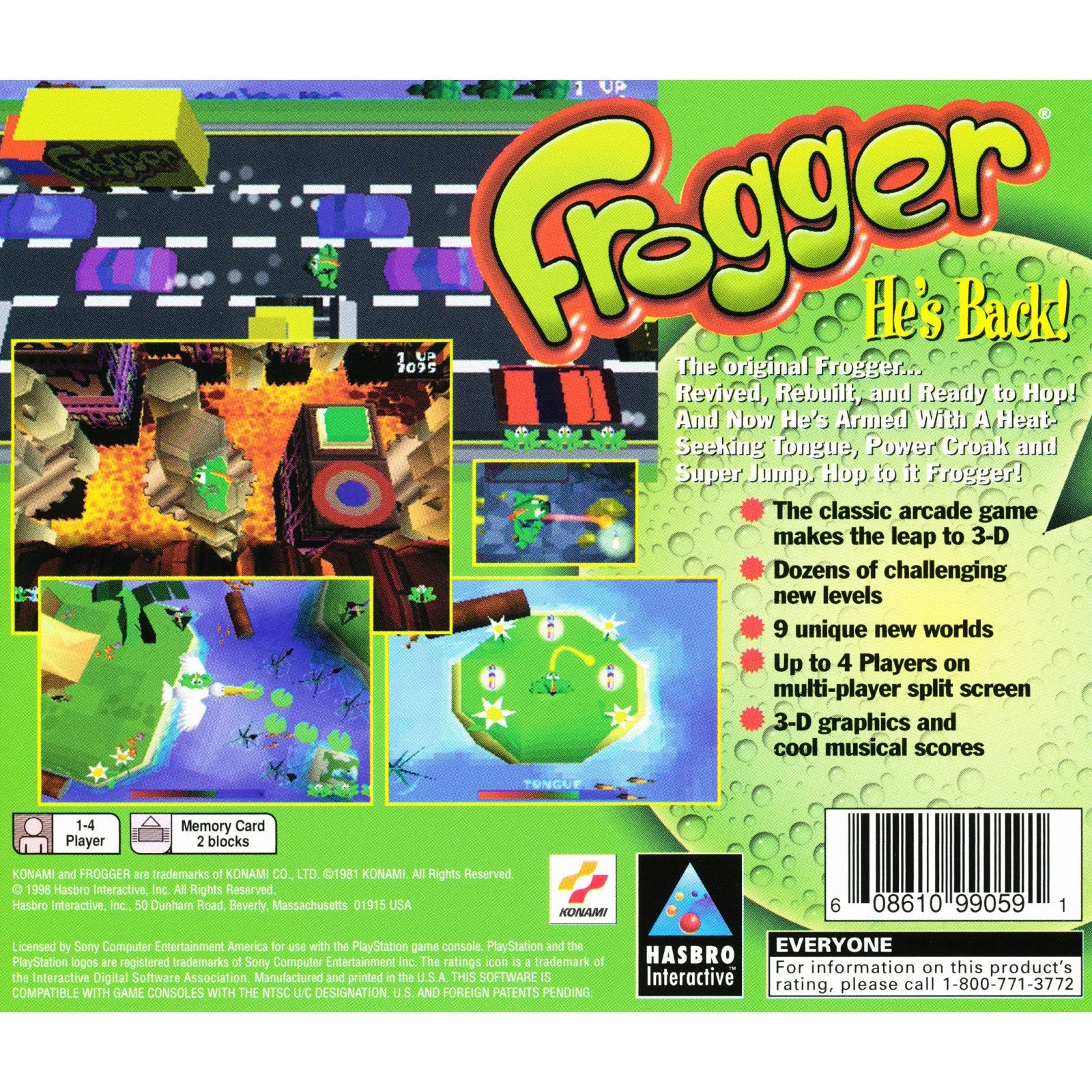 Изображение игры: Frogger: He's Back