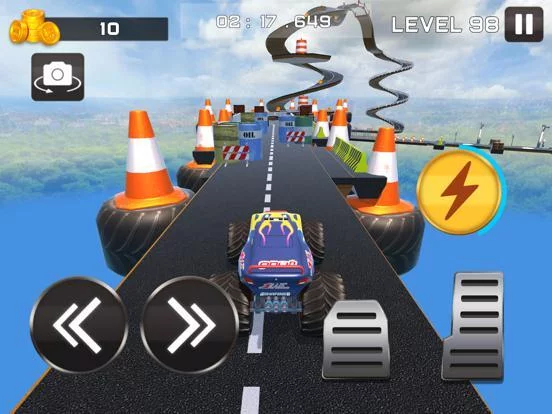 Изображение игры: SuperHero Car Stunt Race City