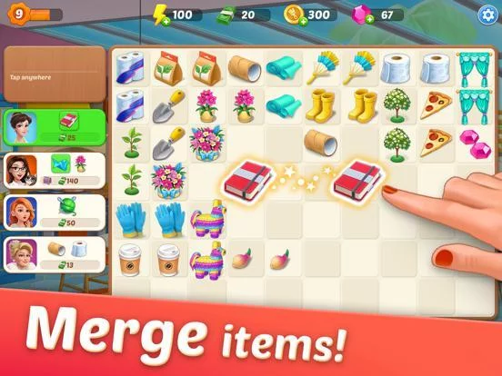 Изображение игры: DesignVille: Merge & Design