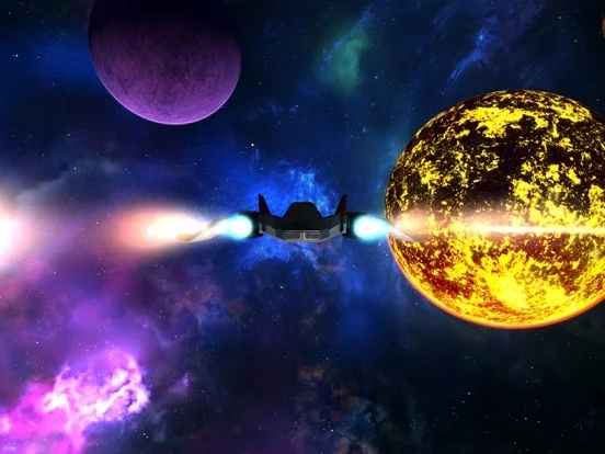 Изображение игры: VR Space Roller Coaster Galaxy