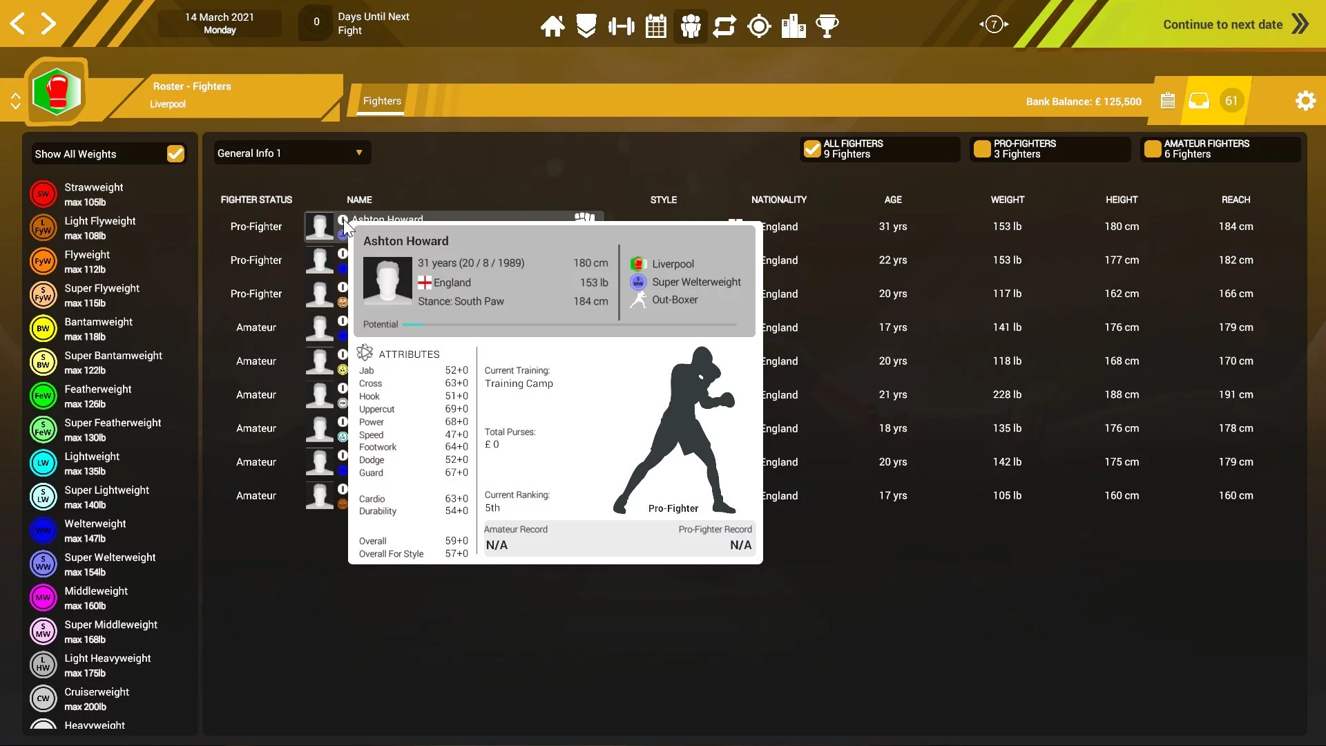 Изображение игры: Boxing Club Manager