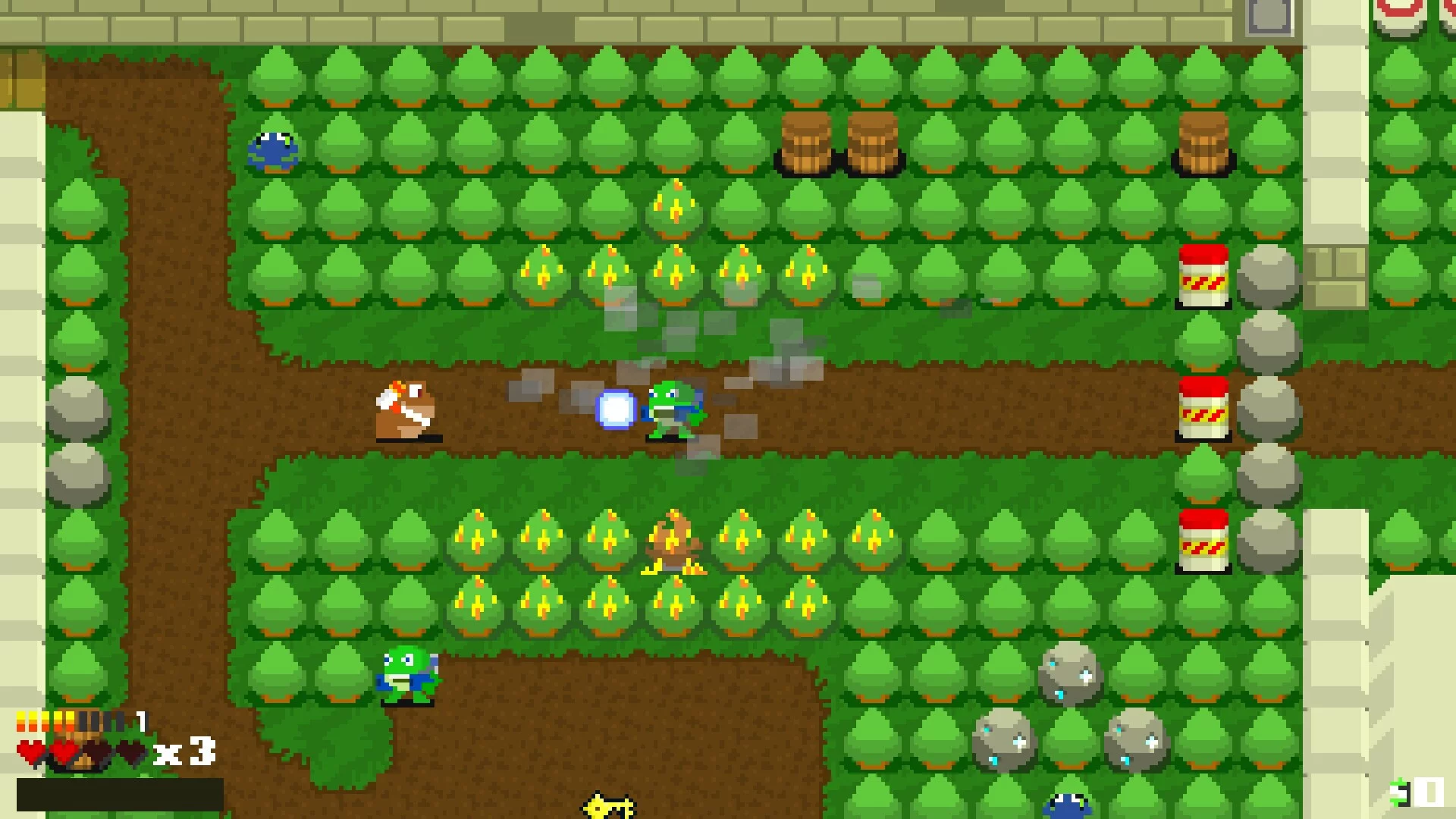 Изображение игры: Toad On Fire
