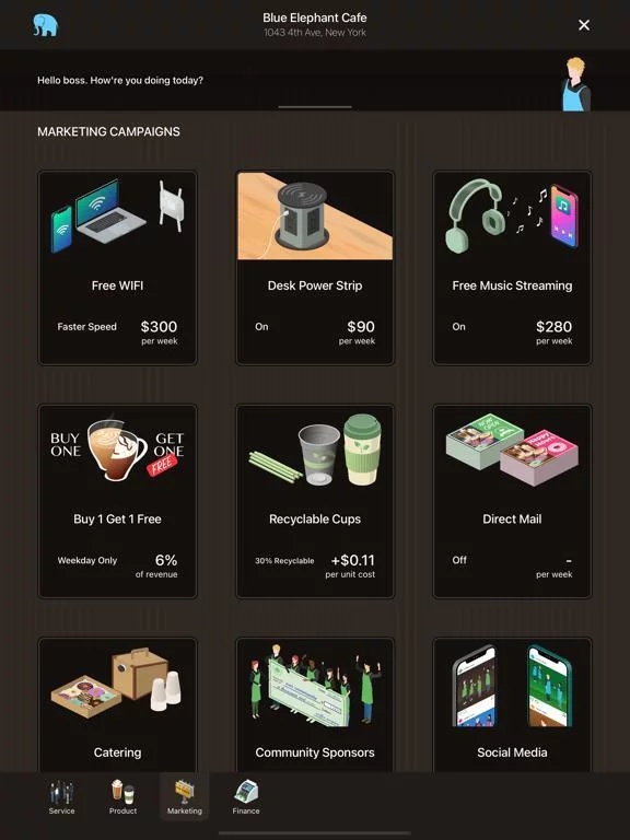 Изображение игры: Coffee Inc 2