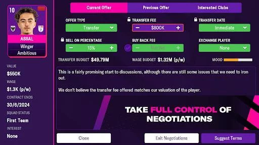 Изображение игры: Football Manager 2022 Mobile