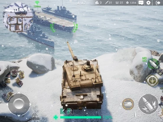 Изображение игры: Tank Warfare: PvP Blitz Game