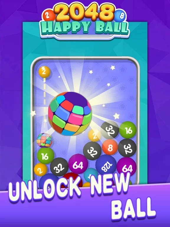 Изображение игры: Happy Ball 2048