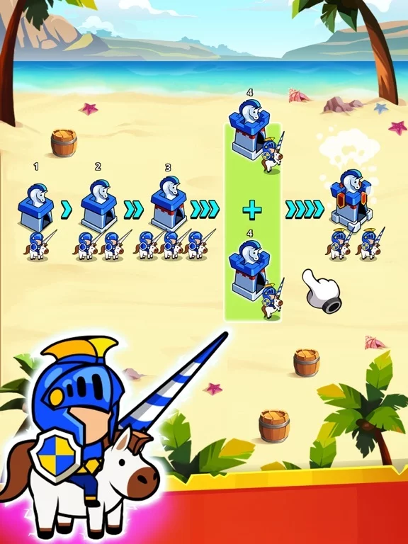 Изображение игры: Save The Kingdom: Merge Towers