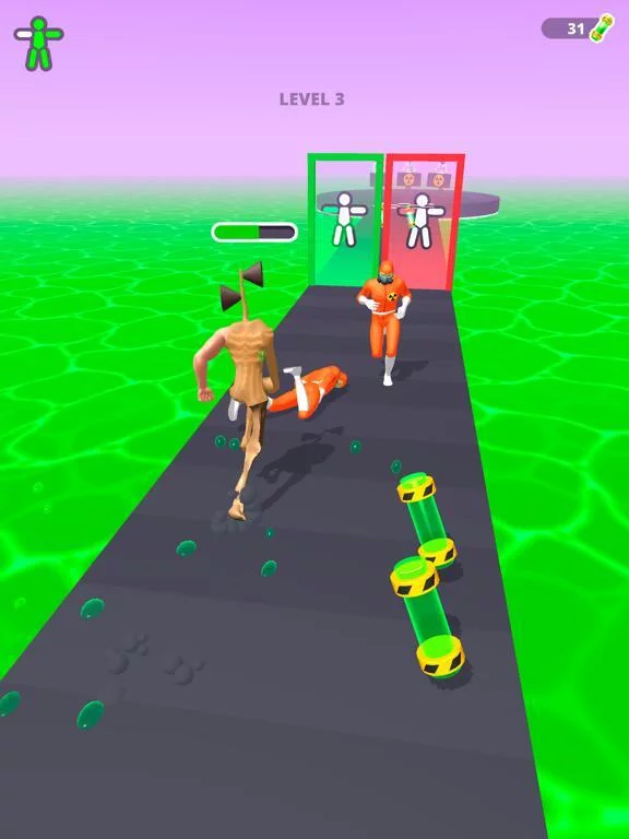Изображение игры: Monsters Lab - Freaky Running