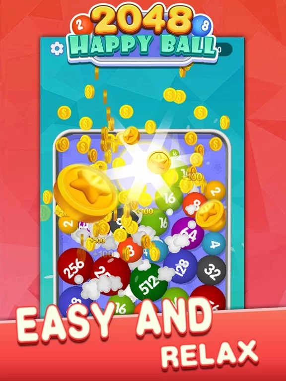Изображение игры: Happy Ball 2048