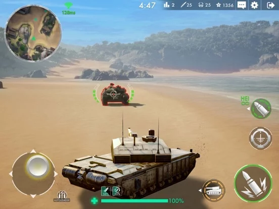 Изображение игры: Tank Warfare: PvP Blitz Game