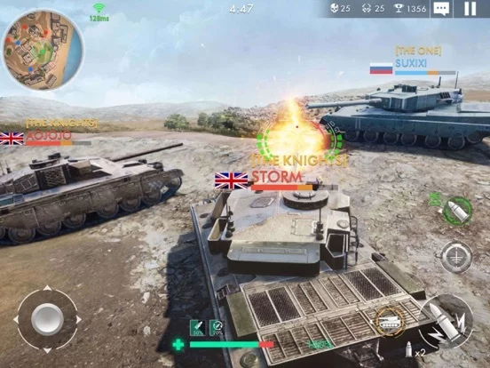 Изображение игры: Tank Warfare: PvP Blitz Game
