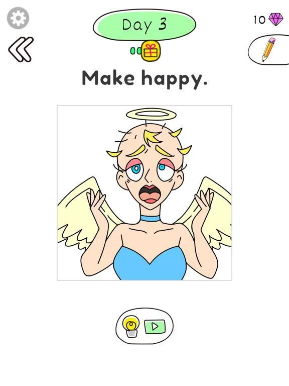 Изображение игры: Draw Happy Angel :Drawing Game