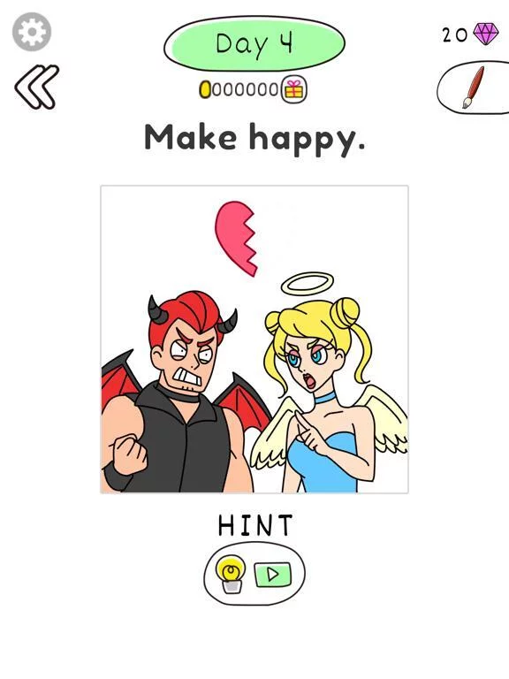 Изображение игры: Draw Happy Angel :Drawing Game