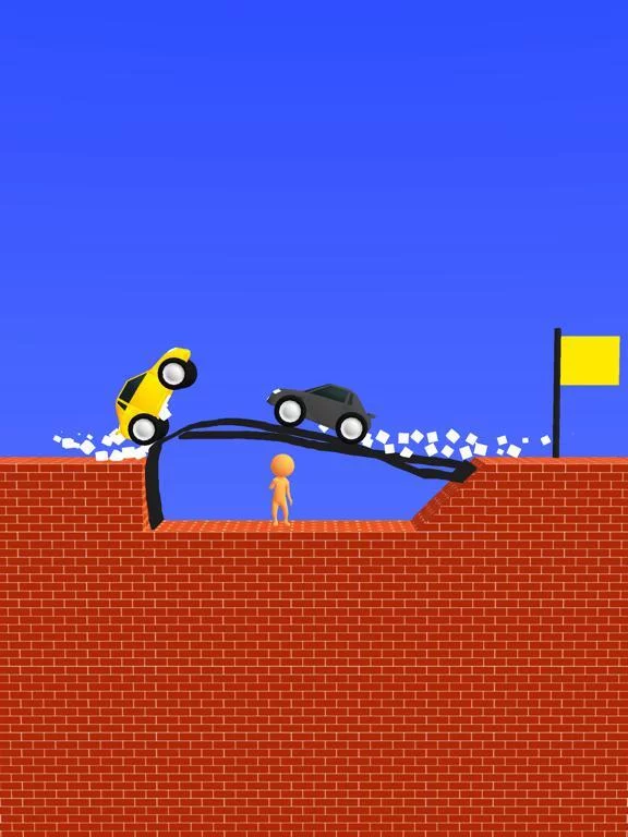 Изображение игры: Draw Bridge!