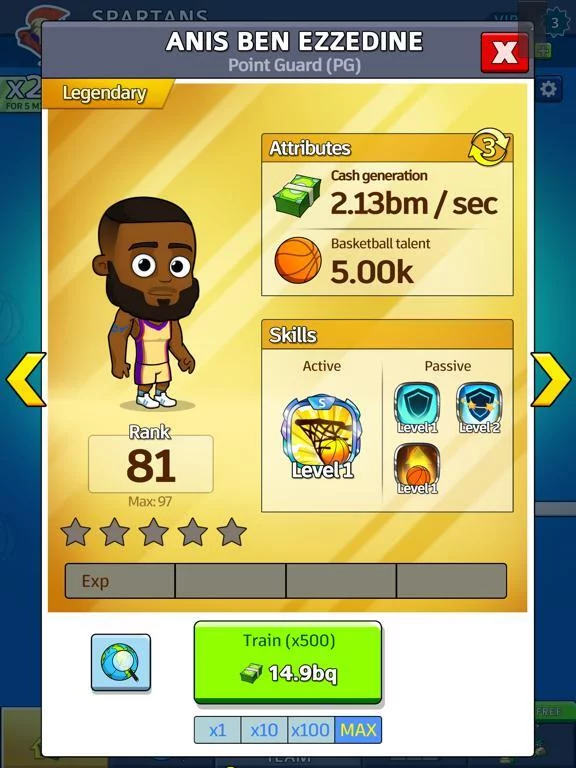 Изображение игры: Idle Five - Basketball Manager