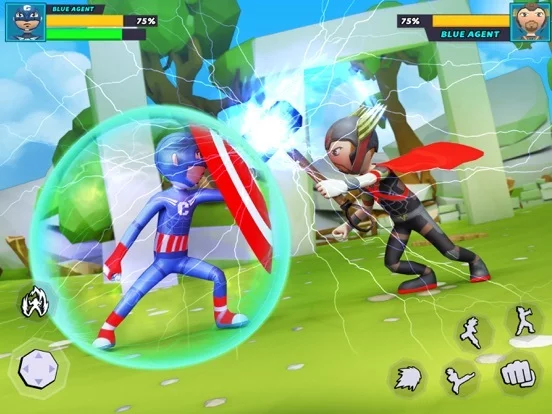 Изображение игры: Stickman War: Fighting Games