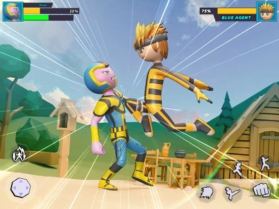 Изображение игры: Stickman War: Fighting Games