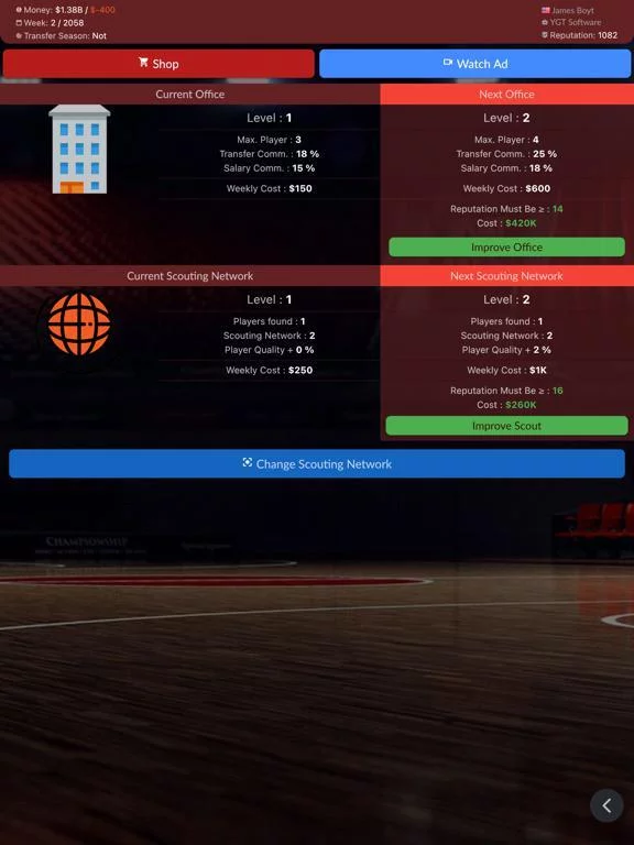 Изображение игры: Basketball Agent