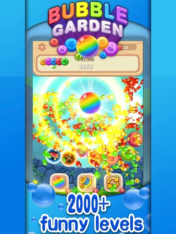 Изображение игры: Bubble Garden
