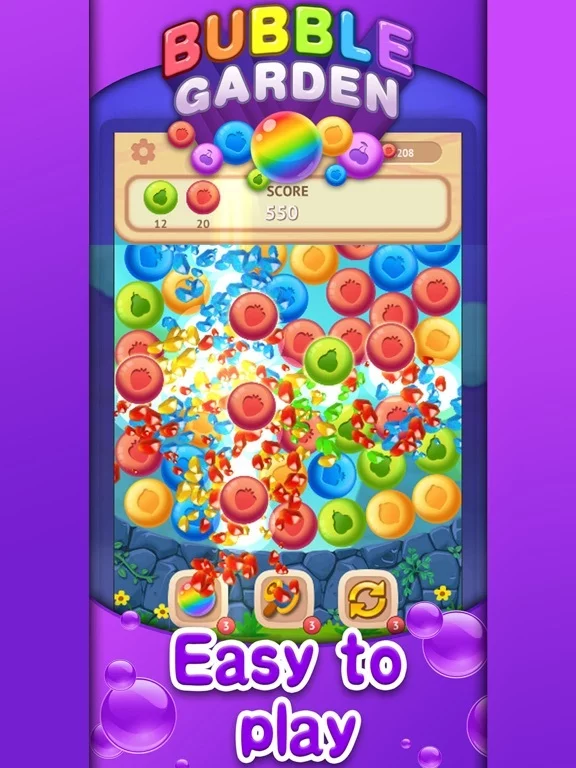 Изображение игры: Bubble Garden