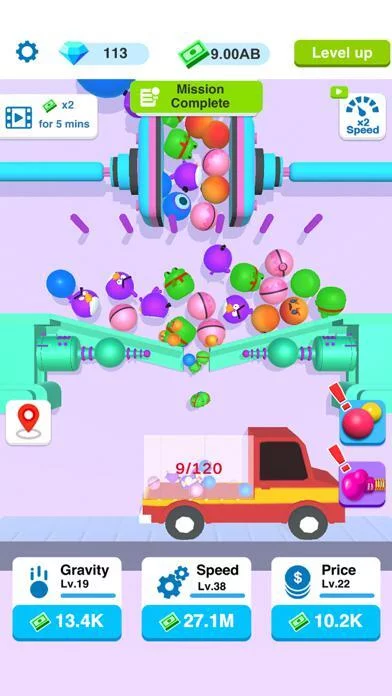 Изображение игры: Idle Rainbow Ball