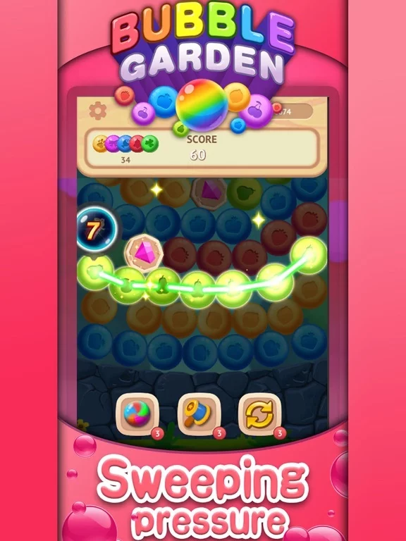 Изображение игры: Bubble Garden