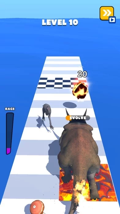 Изображение игры: Dino Runner 3D