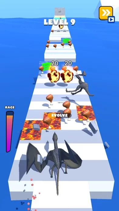 Изображение игры: Dino Runner 3D