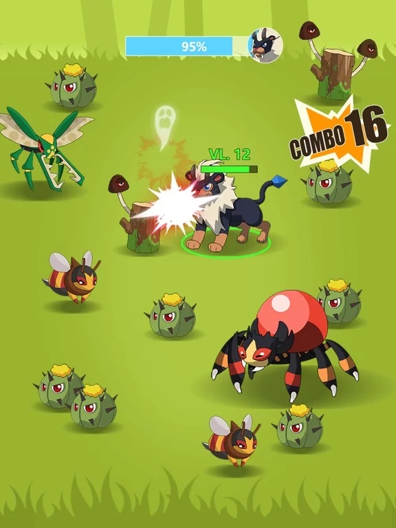 Изображение игры: monsters evolution run