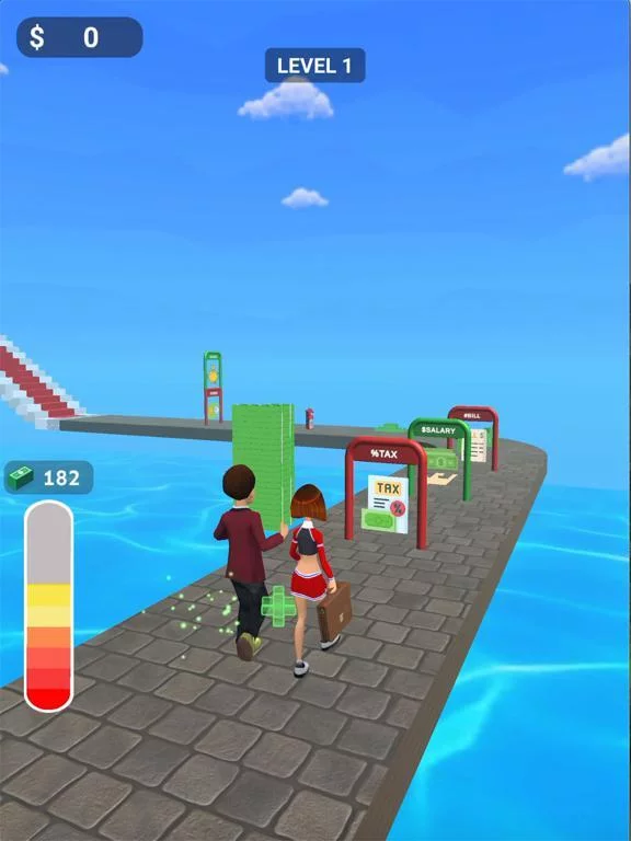 Изображение игры: Couple Run: Break Them Up 3D