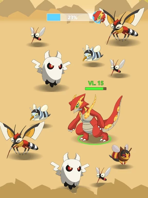 Изображение игры: monsters evolution run