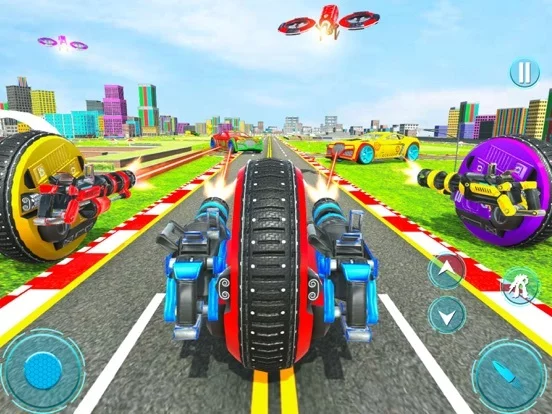 Изображение игры: Spider Wheel Robot War Game