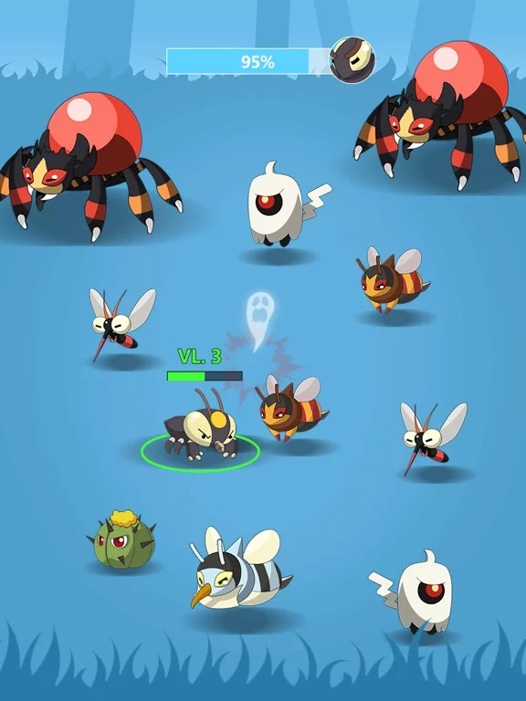 Изображение игры: monsters evolution run