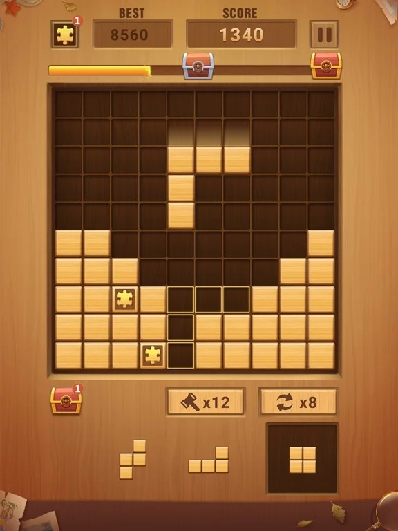 Изображение игры: Block Puzzle Wood Puzzle Game
