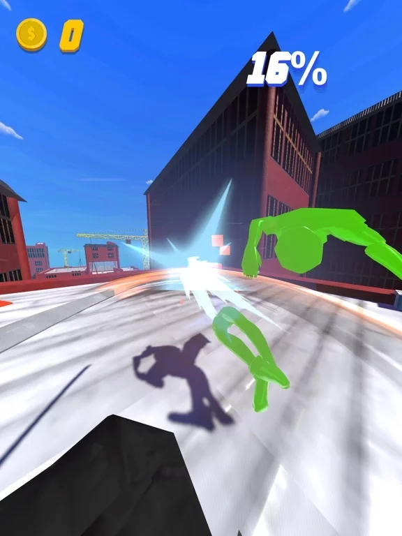 Изображение игры: Rooftop Ninja Run