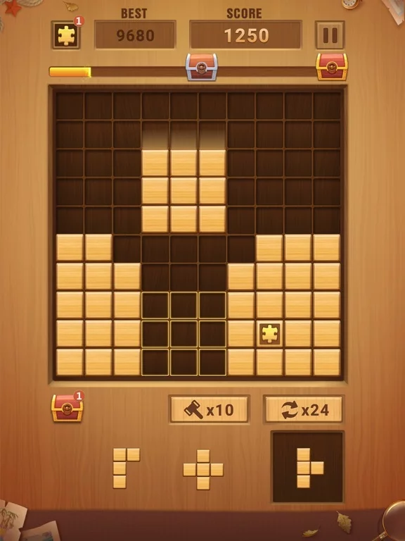 Изображение игры: Block Puzzle Wood Puzzle Game
