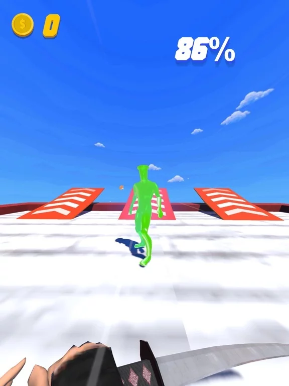 Изображение игры: Rooftop Ninja Run
