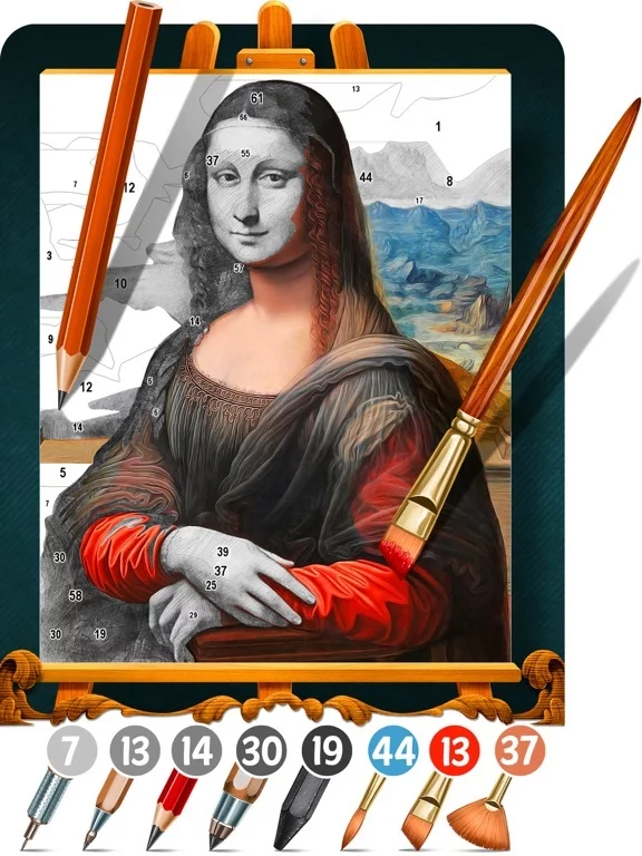 Изображение игры: Color by Number: Draw & Paint