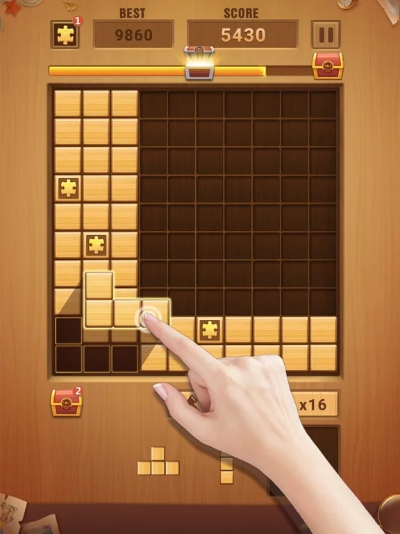 Изображение игры: Block Puzzle Wood Puzzle Game