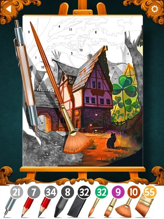 Изображение игры: Color by Number: Draw & Paint