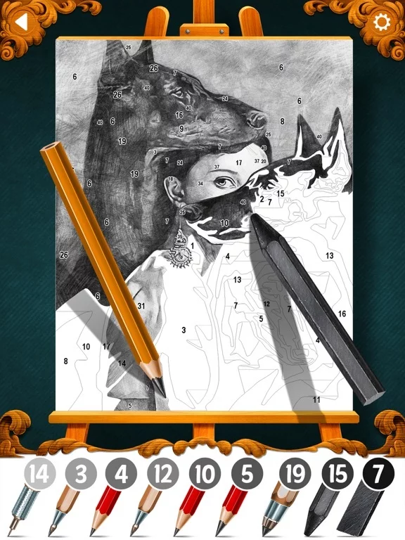 Изображение игры: Color by Number: Draw & Paint