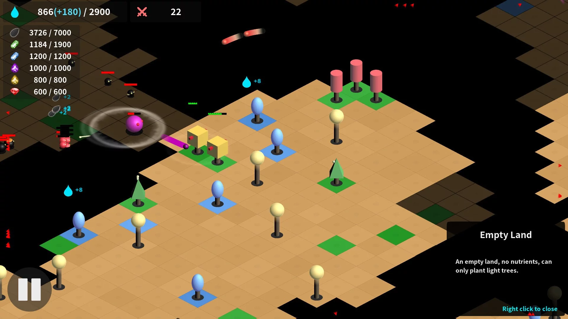 Изображение игры: Oasis: Dark Forest