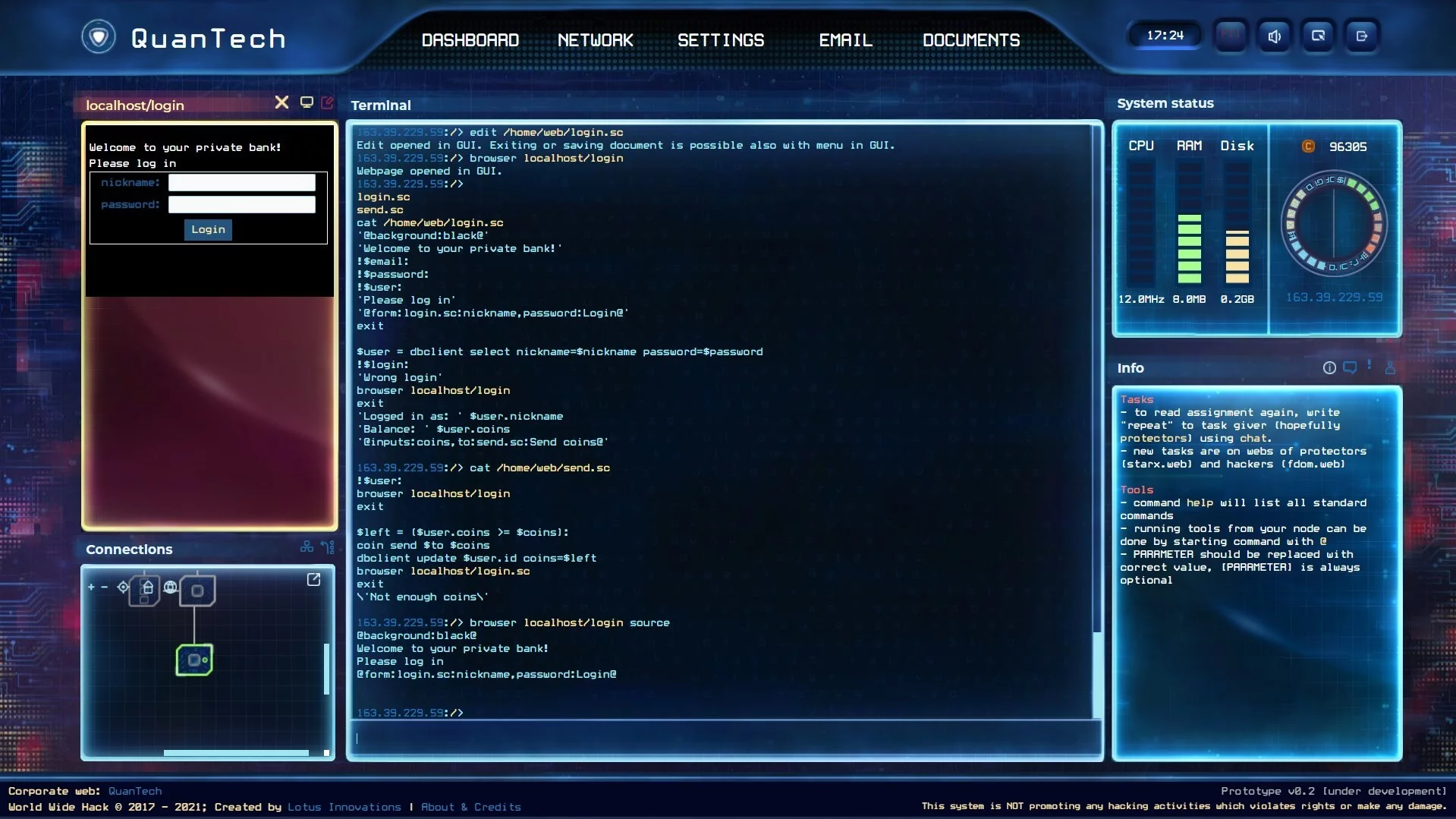 Изображение игры: World Wide Hack